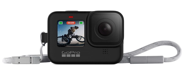 GoPro Sleeve + Lanyard Black HERO12, HERO11, HERO10 &amp; HERO9 Black