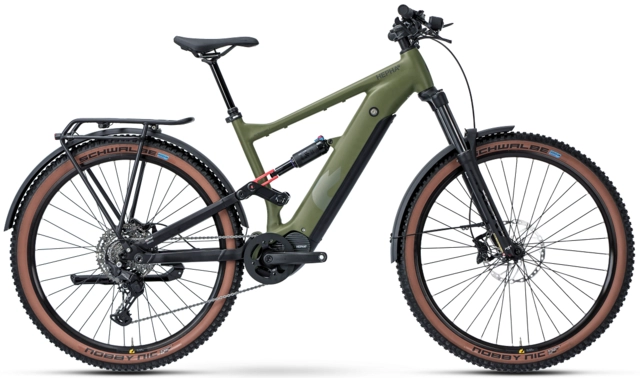 Hepha All Mountain 7 Alloy LR SUV S 29", Dark Olive, P101C, 708Wh 