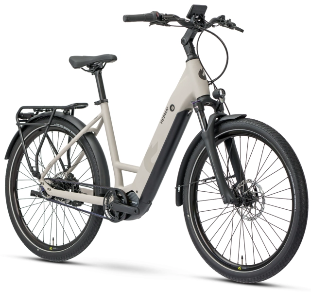 Hepha City 7 Performance Low S 27,5", Warm Grey, P101C, 708Wh 