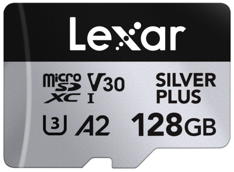 Lexar Pro Silver Plus 1066x 128GB microSDXC,UHS-I/U3/A2/4K - R205/W100