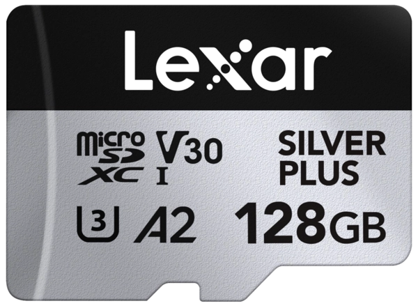 Lexar Pro Silver Plus 1066x 128GB microSDXC,UHS-I/U3/A2/4K - R205/W100