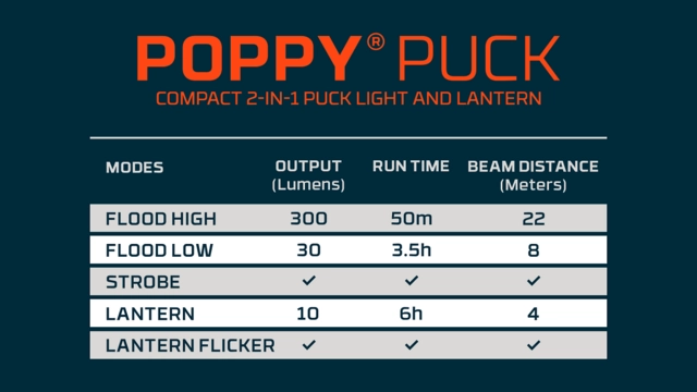 Nebo Poppy Puck Dark Grey 