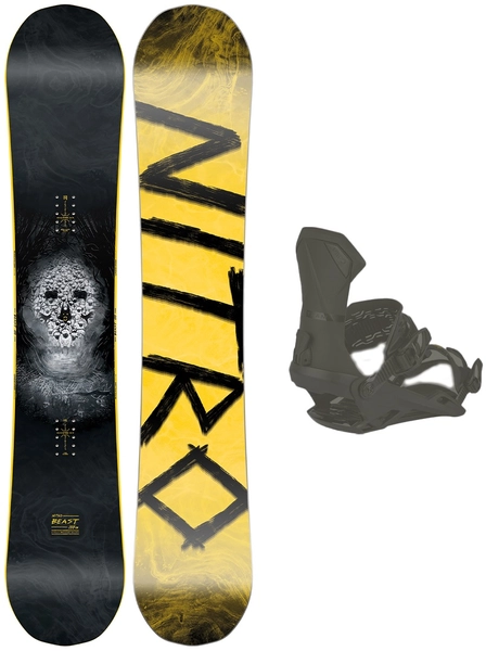 Nitro Beast m/binding All Mountain/Freestyle - Herre