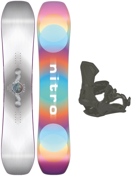 Nitro Optisym W&#39;s m/binding All Mountain/Freestyle - Dame