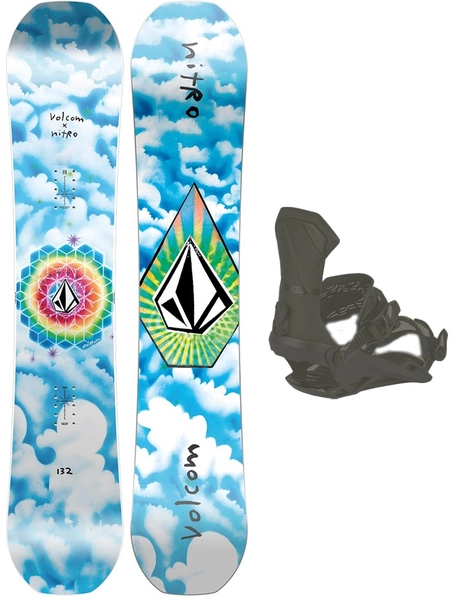 Nitro Ripper Youth X Volcom m/binding All Mountain - Junior