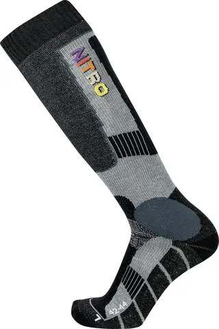 Nitro Mens Cloud 8 Socks Black/Grey