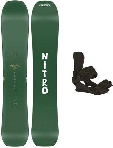 Nitro Banker m/binding All Mountain/Freeride - Herre