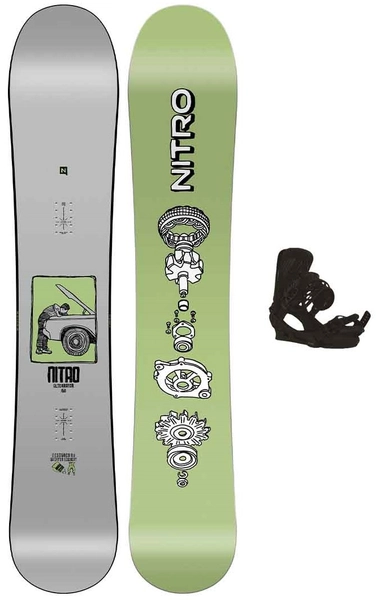 Nitro Alternator m/binding All Mountain/Freeride/Freestyle - Herre