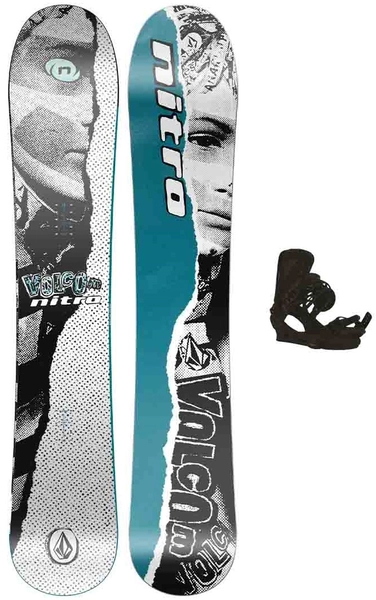 Nitro Alternator X Volcom m/binding All Mountain/Freeride/Freestyle - Herre