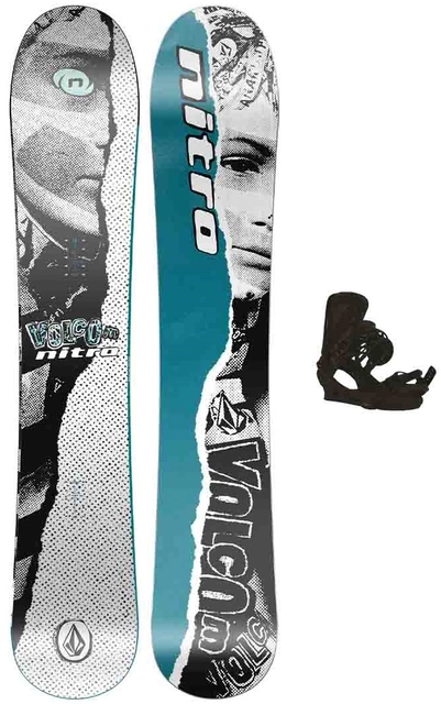 Nitro Alternator X Volcom m/binding All Mountain/Freeride/Freestyle - Herre 