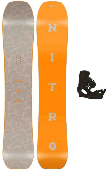 Nitro Banker m/binding All Mountain/Freeride/Freestyle - Herre