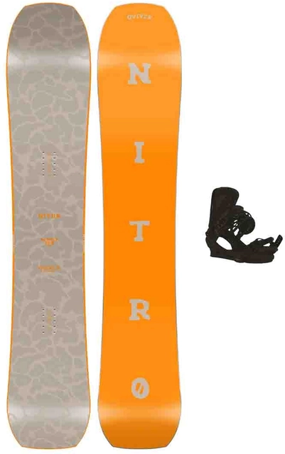 Nitro Banker m/binding All Mountain/Freeride/Freestyle - Herre 