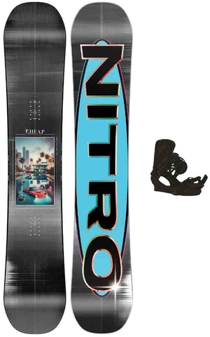 Nitro Cheap Thrills m/binding Freestyle - Herre