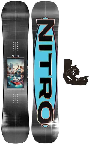 Nitro Mini Thrills m/binding Freestyle - Barn
