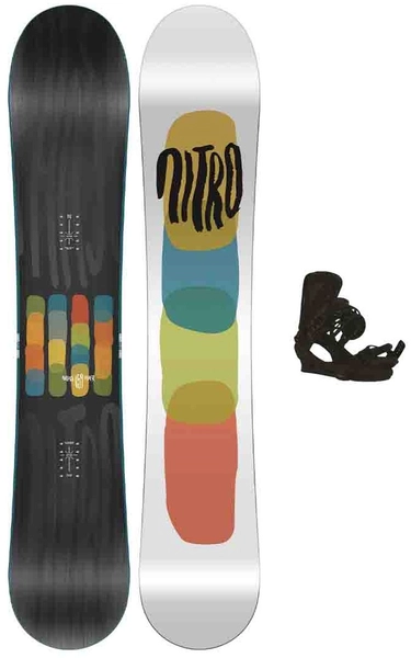 Nitro Phase m/binding All Mountain/Freeride - Herre