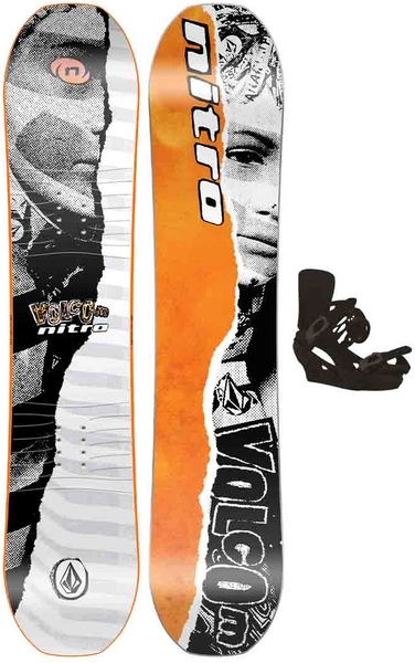 Nitro Ripper Kids x Volcom m/binding All Mountain - Barn