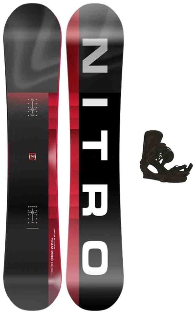 Nitro Team Pro m/binding All Mountain/Freestyle - Herre 