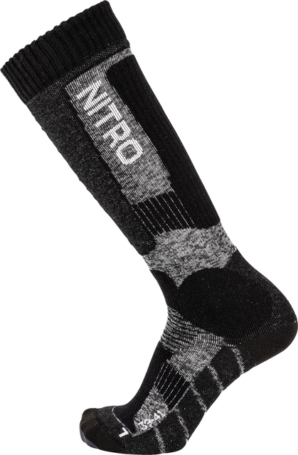 Nitro Cloud 8 Socks Black/Grey - M 