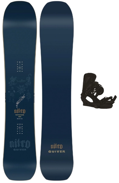 Nitro Banker m/binding All Mountain/Freeride - Herre