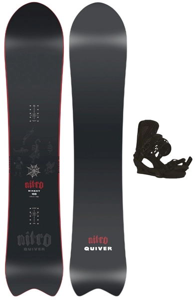 Nitro Dinghy m/binding All Mountain/Freeride - Herre