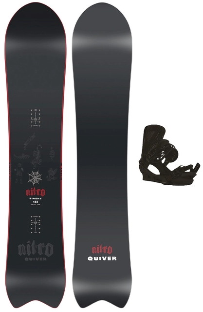 Nitro Dinghy m/binding All Mountain/Freeride - Herre 