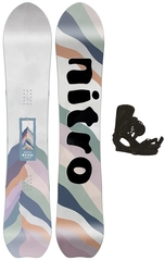 Nitro Drop m/binding All Mountain/Freeride - Dame