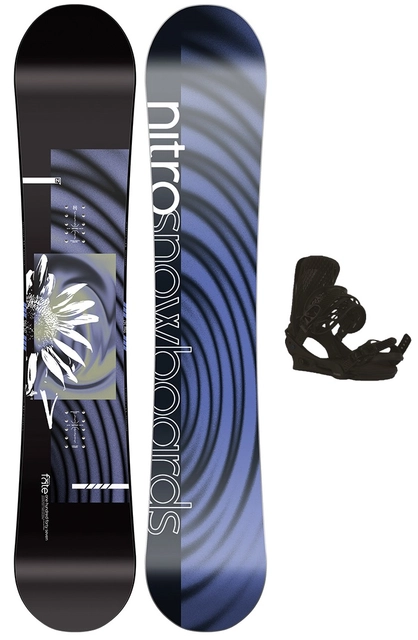 Nitro Fate m/binding All Mountain/Freestyle - Dame 