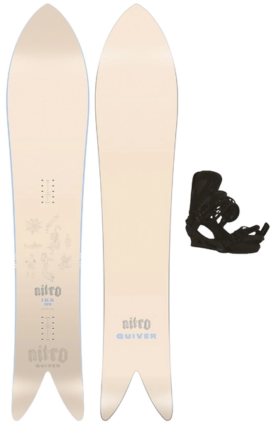 Nitro Ika m/binding All Mountain/Freeride - Dame