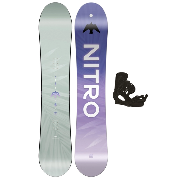Nitro Nova m/binding All Mountain/Freeride - Dame