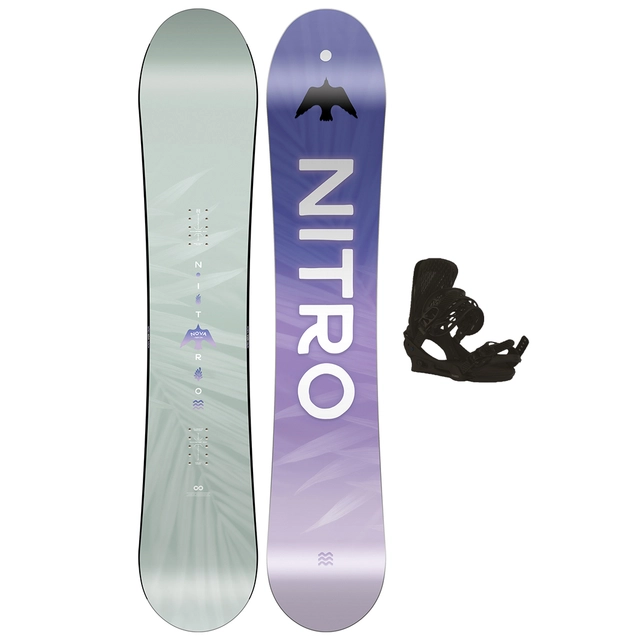 Nitro Nova m/binding All Mountain/Freeride - Dame 