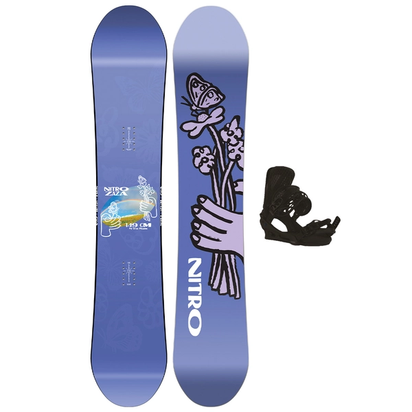 Nitro Zaza m/binding All Mountain/Freestyle - Dame