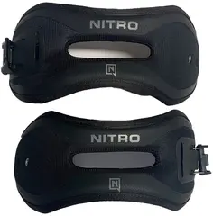Nitro Vertical Ankle Strap w/clamp, pair Ultra Black - M
