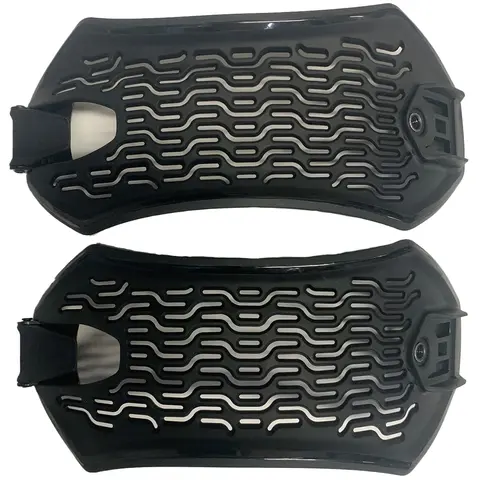 Nitro Team Ankle Strap w/clamp, 1 pair Ultra Black