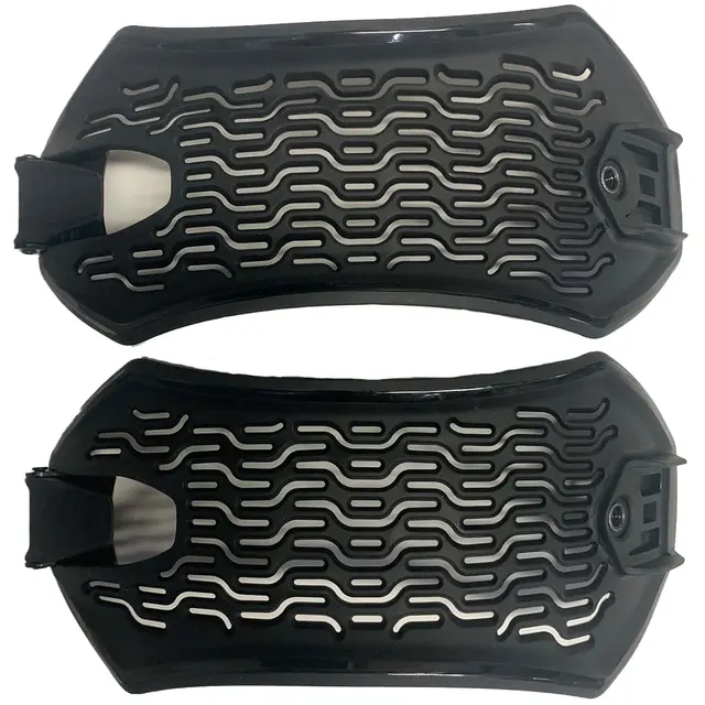 Nitro Team Ankle Strap w/clamp, 1 pair Ultra Black - L 