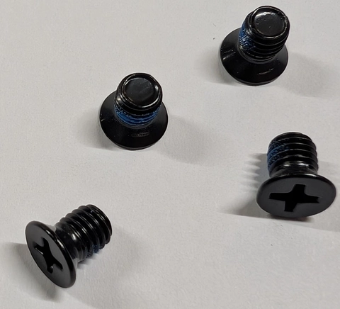 Nitro Buckle Mounting Screw x 4 Black - M5x7