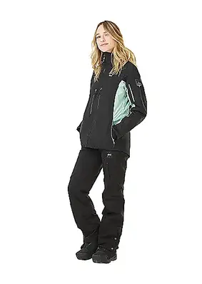 Picture Exa Jacket Black Almond Green - S 