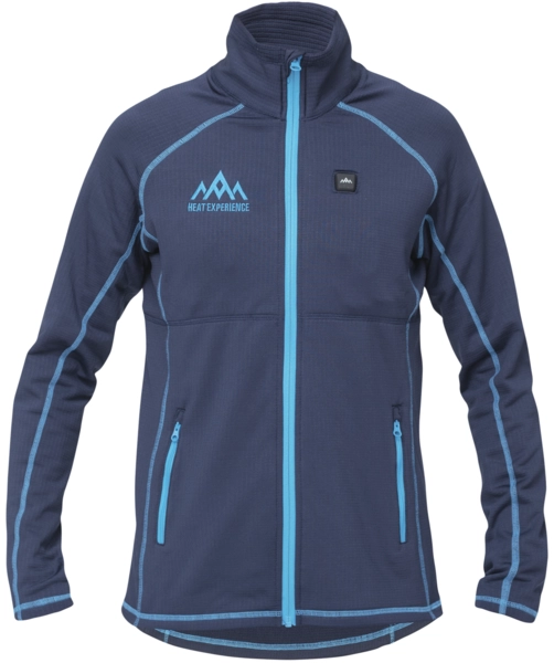 HeatX Heated Grid Fleece Womens Blue