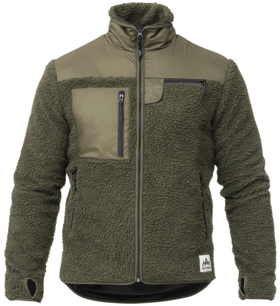 HeatX Heated Pile Fleece Unisex Olive Green