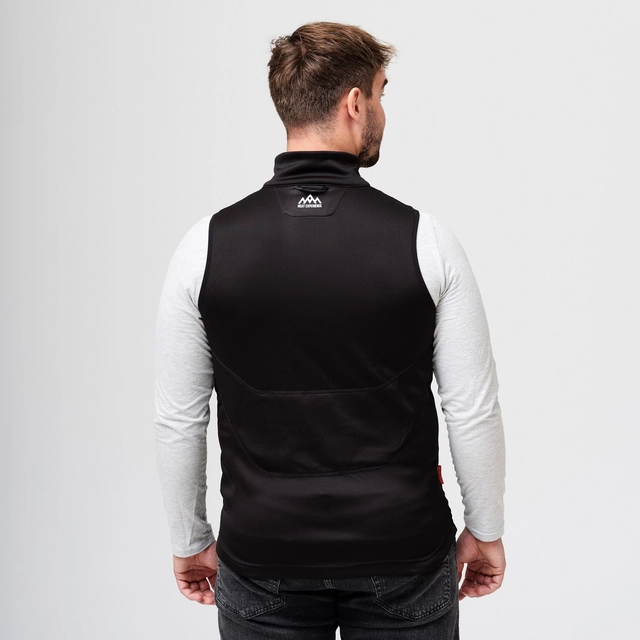 HeatX Heated Fleece Vest Mens L Black 