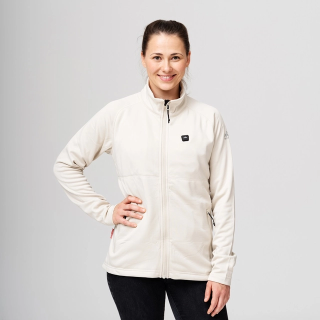 Heatx Heated Fleece Sweater Womens M Sand 
