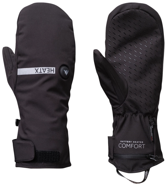 HeatX Everyday Mittens v2 Black - Battery Heated