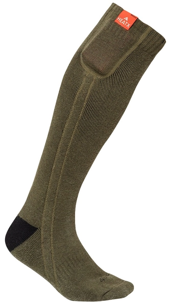 HeatX Everyday Socks and Battery v3 Olive - Battery Heated