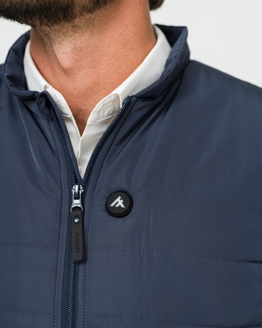 HeatX Everyday Vest M's v2 L Pale Navy - Battery Heated 