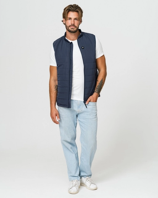 HeatX Everyday Vest M's v2 L Pale Navy - Battery Heated 