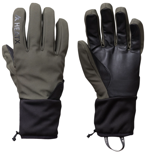 HeatX Hunt Gloves Light L Olive - Battery Heated 