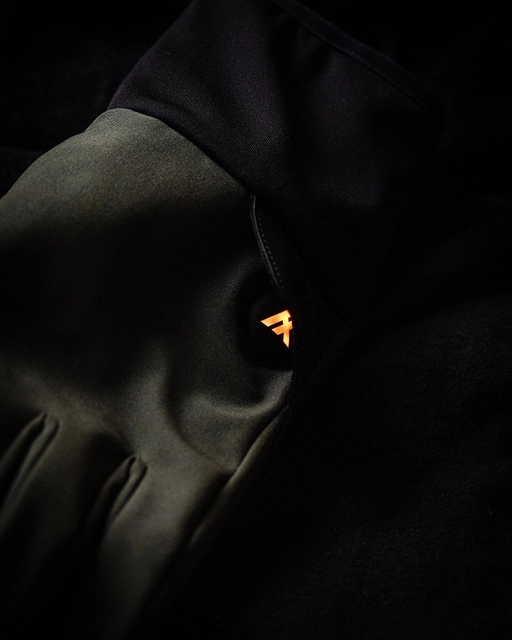 HeatX Hunt Gloves Light L Olive - Battery Heated 