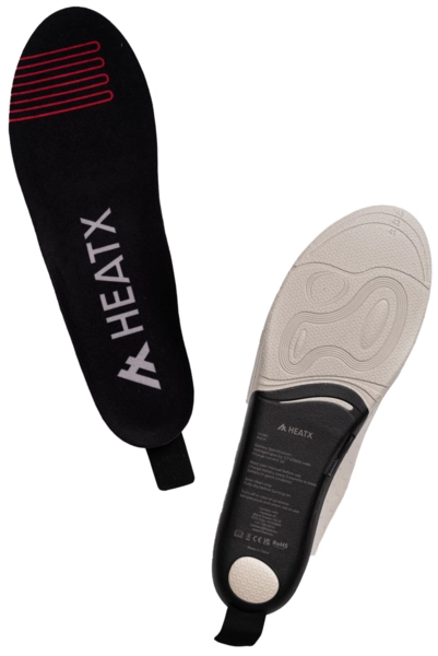 HeatX Hybrid Insoles, App Control Black - Battery Heated