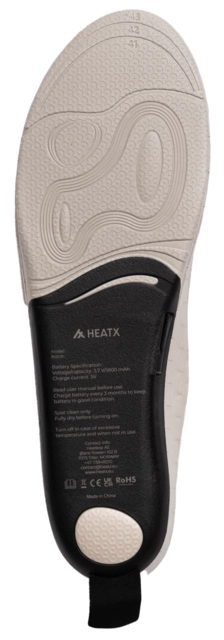 HeatX Hybrid Insoles, App Control M Black - Battery Heated, EU38-40 