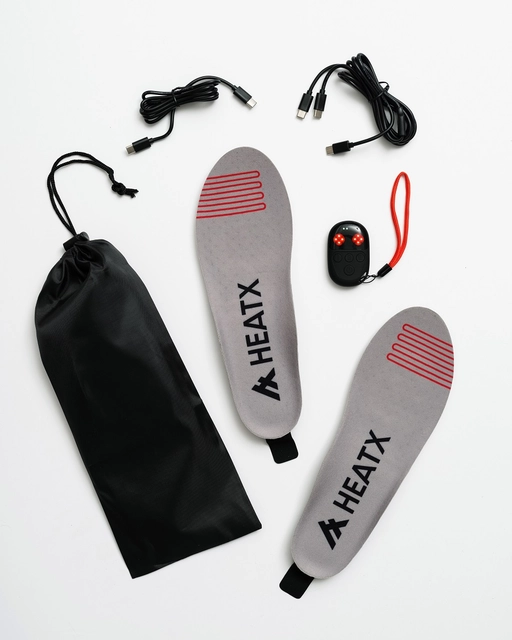 HeatX Hybrid Insoles Remote Control L Sand - Battery Heated, EU41-43 