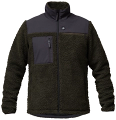 HeatX Hybrid Pile Jacket XL Olive/Black - Battery Heated
